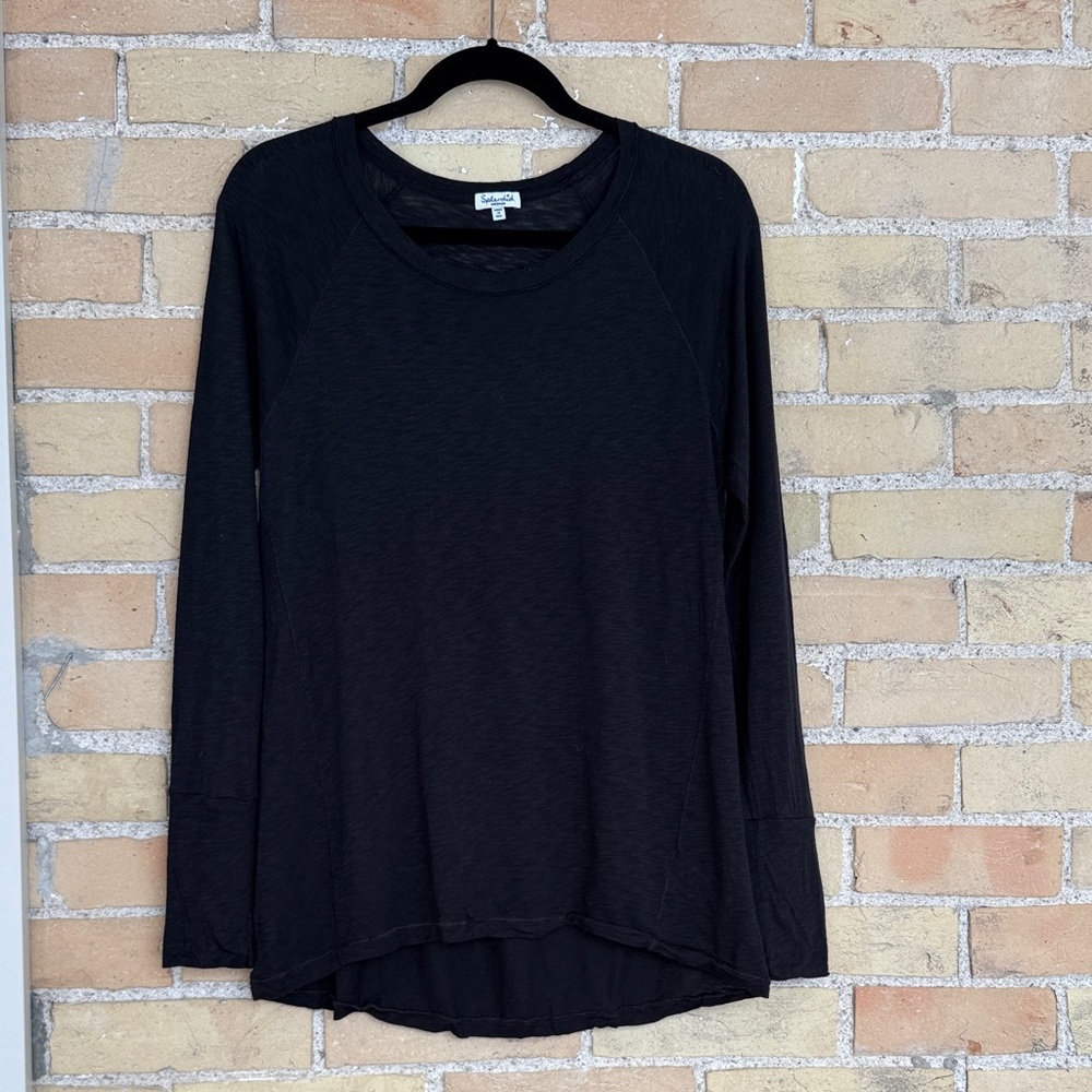 Splendid Black Long Sleeve Tee
